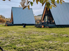 Шале двуэтажный А-фрейм с террасой