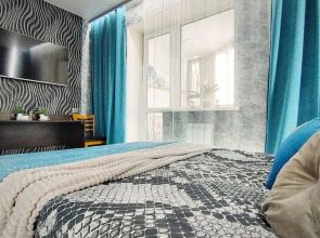 Квартира Guru c лаундж зоной на балконе