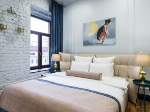 Апартаменты D на Рубинштейна с одной спальней №6