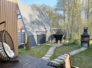 Частный Дом Барнхаус №2 на 10 гостей, с дровяной баней и горячим чаном