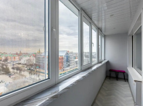 Квартира с видом на город и достопримечательности