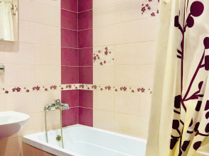 Апартаменты Шикарная двухкомнатная квартира с раздельными комнатами и балконом