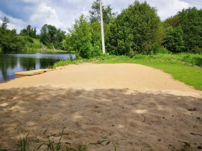 Гостевой дом с сауной вблизи реки и озера Ладоги Лисий берег