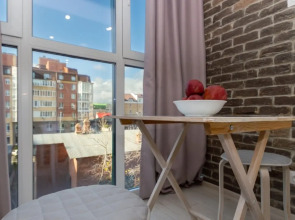 Апартаменты Мини студия с Панорамным Окном и парковкой