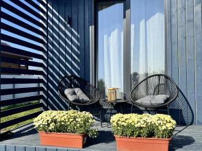 Частный дом Уютный дом в стиле барнхаус, с сауной, недалеко от реки