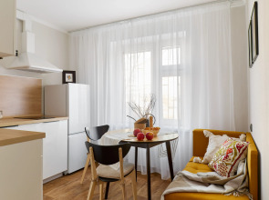 Апартаменты уютные на бульваре Белые цветы вблизи Чаши аквапарка станции метро