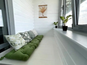 Квартира Евротрёшка Семейная с Видом на Лавру с Четырьмя Раздельными Кроватями