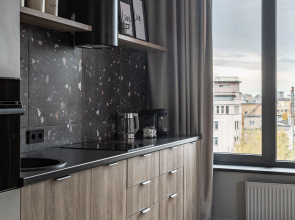 Квартира Moscow Deluxe Apartments Family Suite Silver Fountain