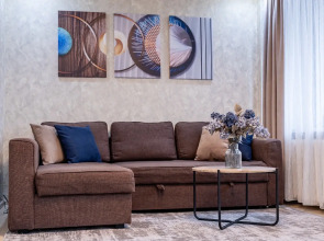 Квартира с видом на город и достопримечательности