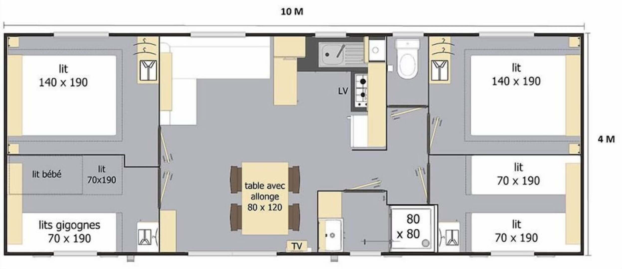 Camping L'évasion - Mobilhomes