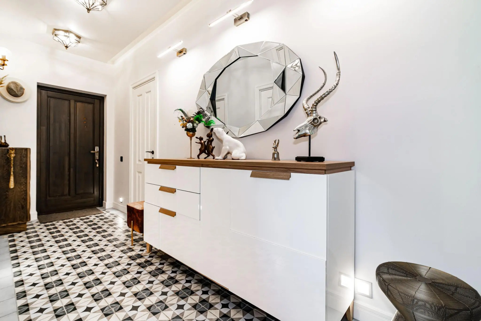 Шале Камин в снегах