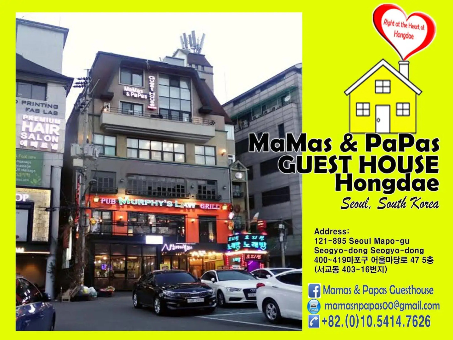 Mamas and Papas Guesthouse and Apartments in Seoul