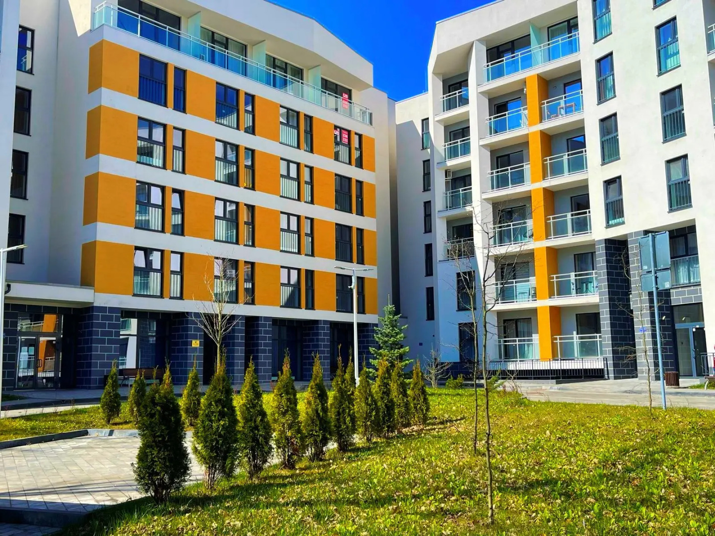 Апартаменты с видом на сосновый парк рядом с морем