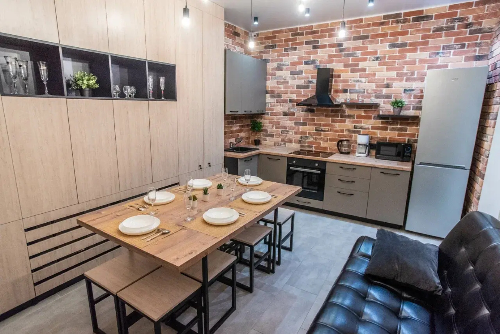 Квартира Loft в ЖК Волга-Парк для 10 гостей