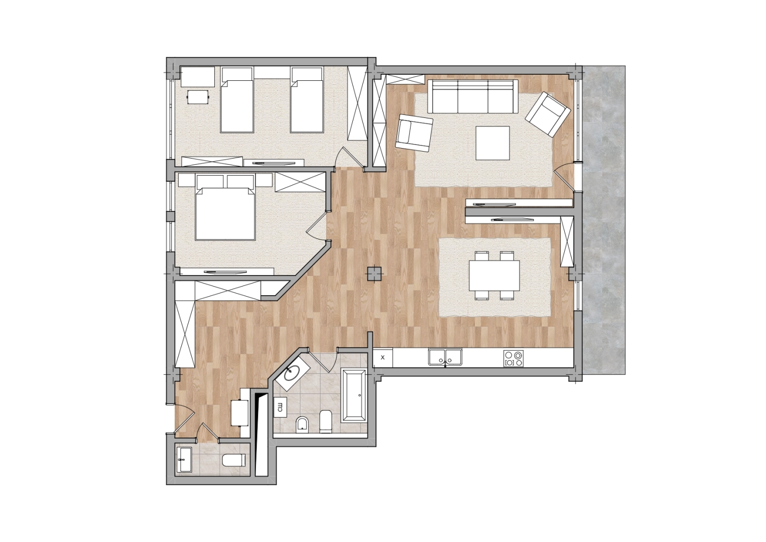 Апартаменты Дача Штейнгольца 6