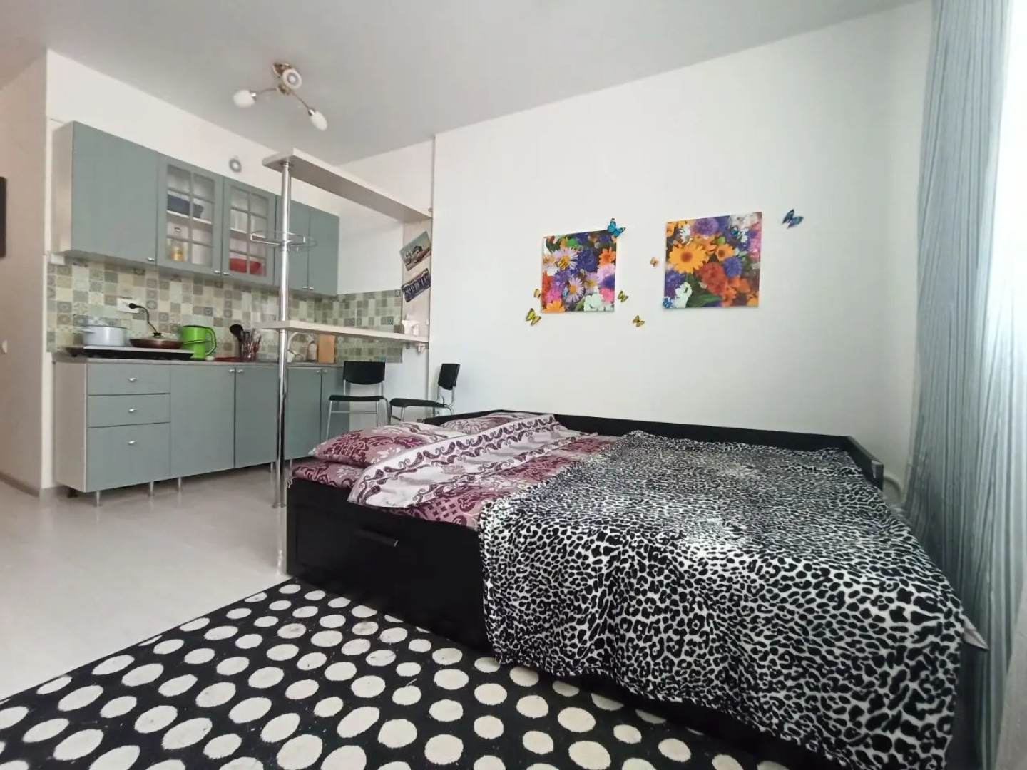 Квартира Студия рядом аэропорт и вокзал