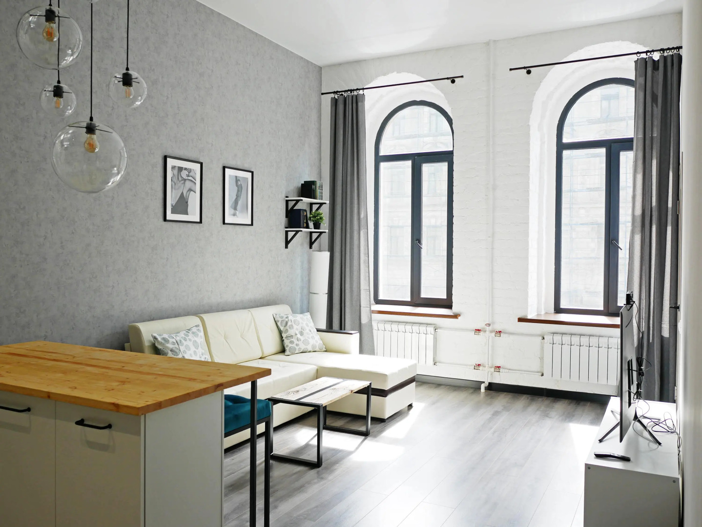 Квартира светлая дизайнерская рядом с Невским проспектом