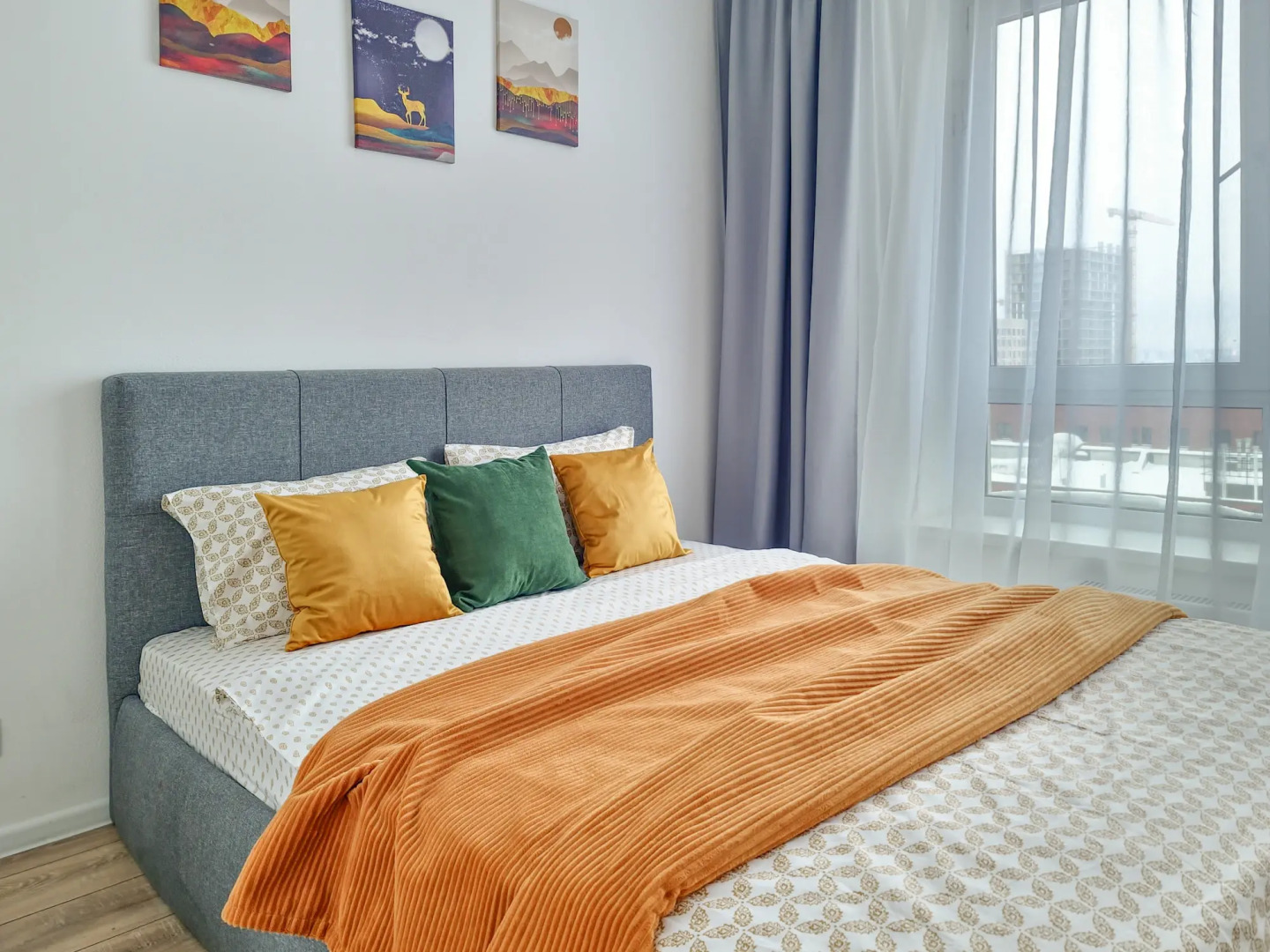 Апартаменты Обновленная и чистая евро-двушка