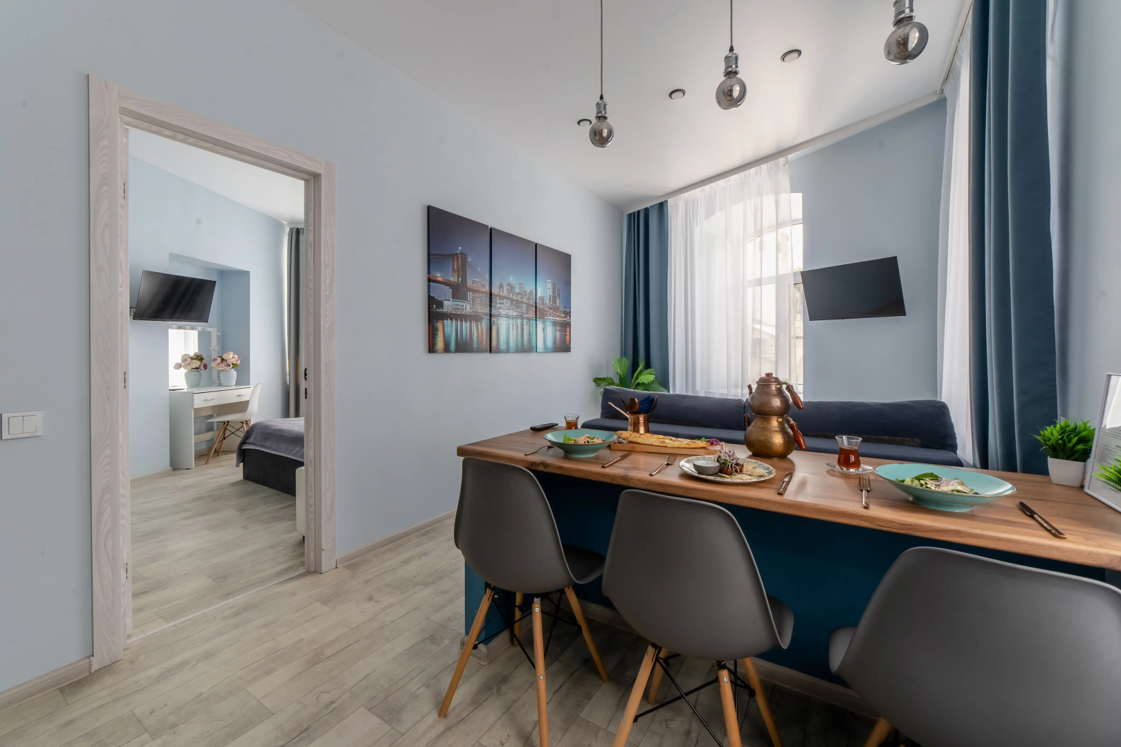 Апартаменты Новые Двухкомнатные с видом на Покровку №3