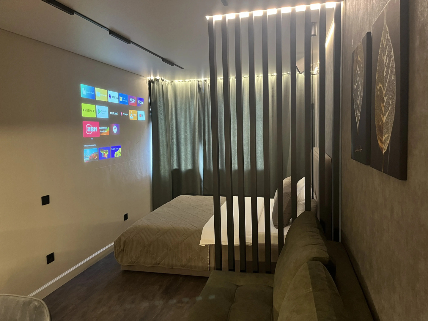 Апартаменты с проектором в комплексе с бассейном