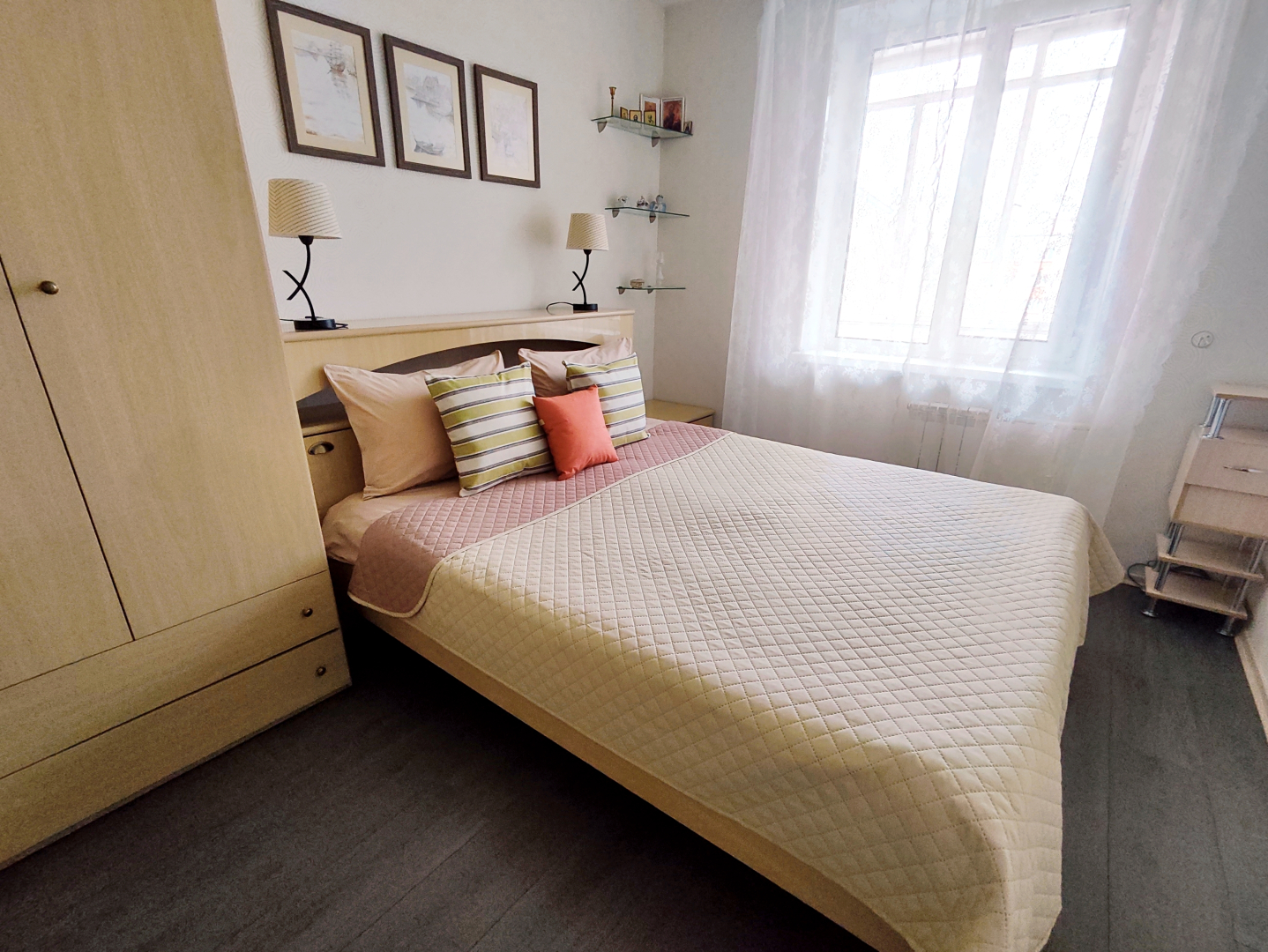 Квартира Большая 2-к Недалеко от Пляжа