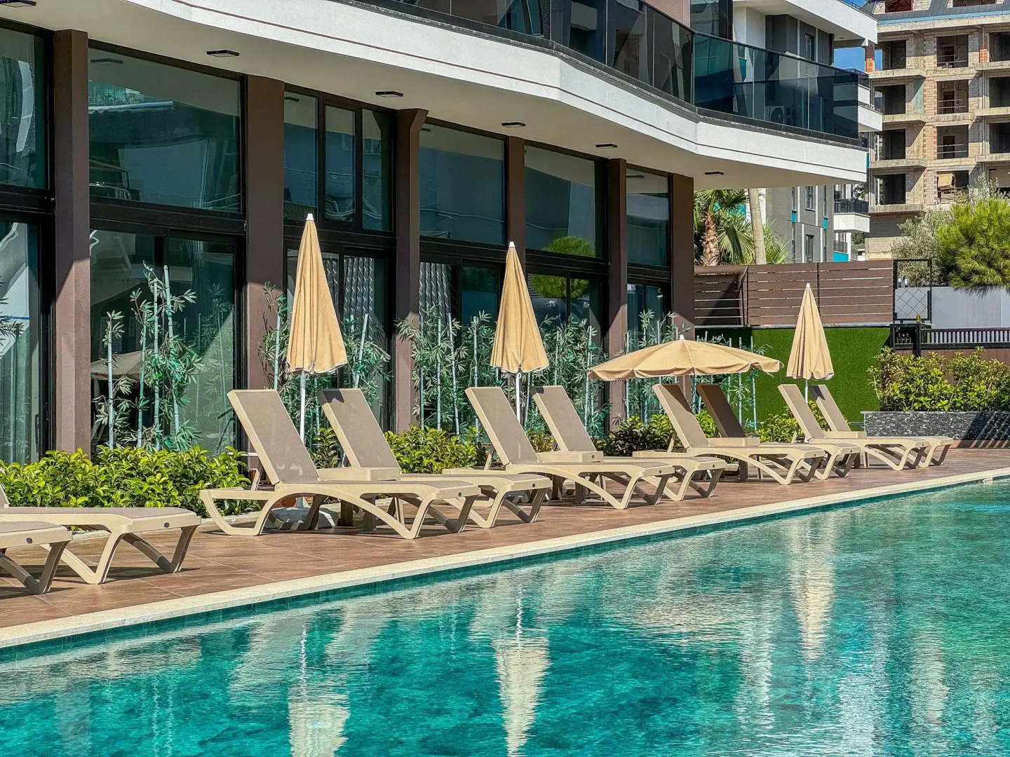 Апартаменты 1+1 Qoople New Level Cleopatra A9 для всей семьи возле пляжа Клеопатры