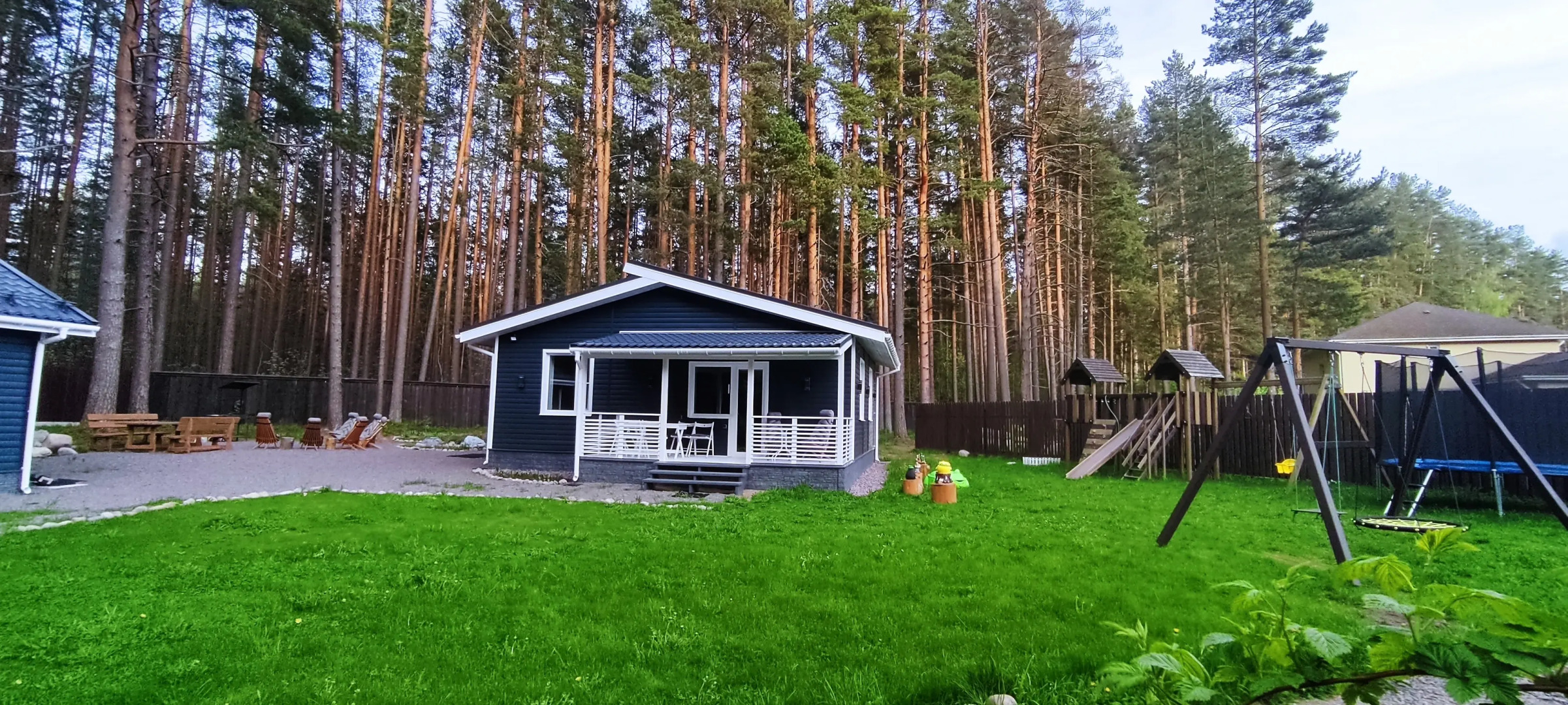 Частный дом в Скандинавском стиле Ладога и маяк Vuohensalo в шаговой доступности