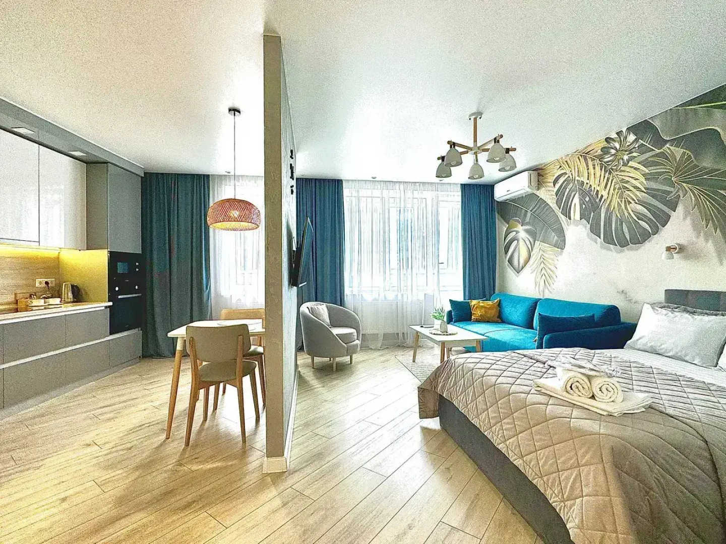 Апартаменты Дизайнерская студия в ЖК Альбатрос