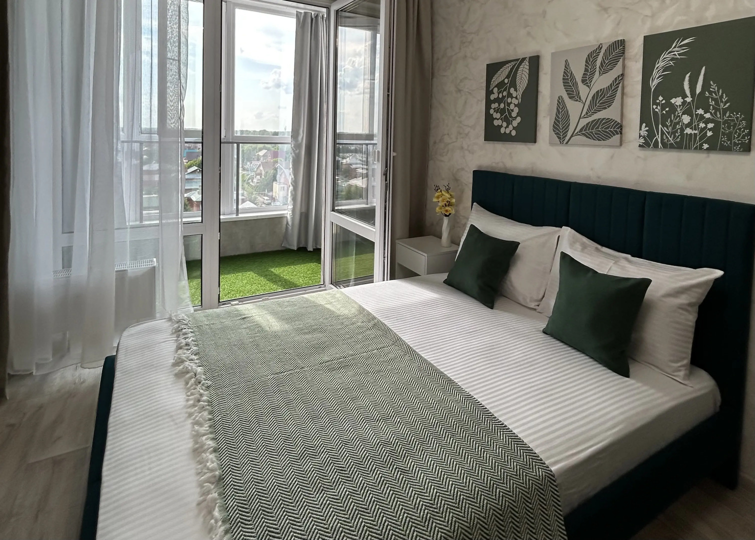 Апартаменты Уютные  у аэропорта Толмачево в новом ЖК Воздушная Гавань