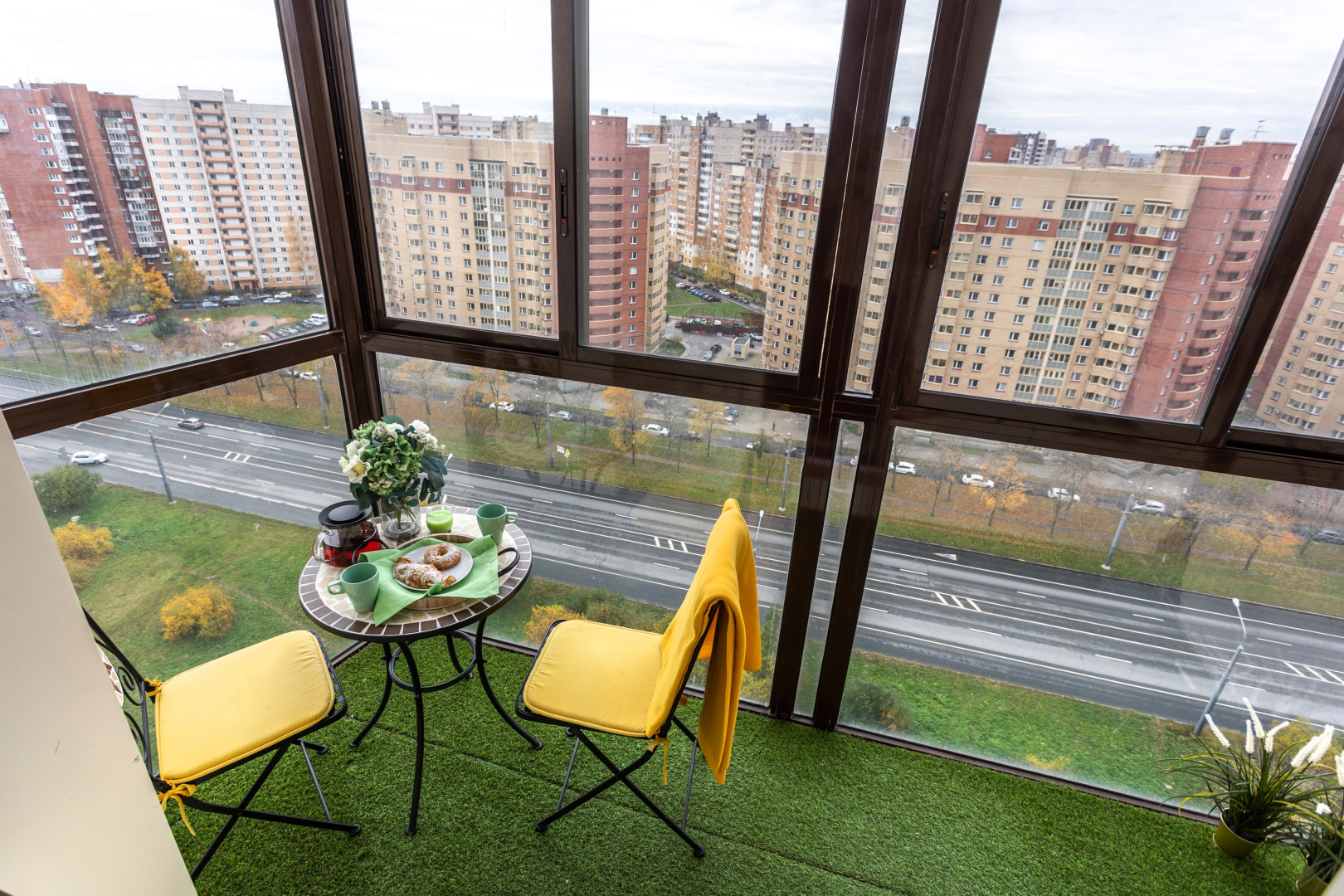 Апартаменты Prudius Apart с панорамными окнами на Ленинском