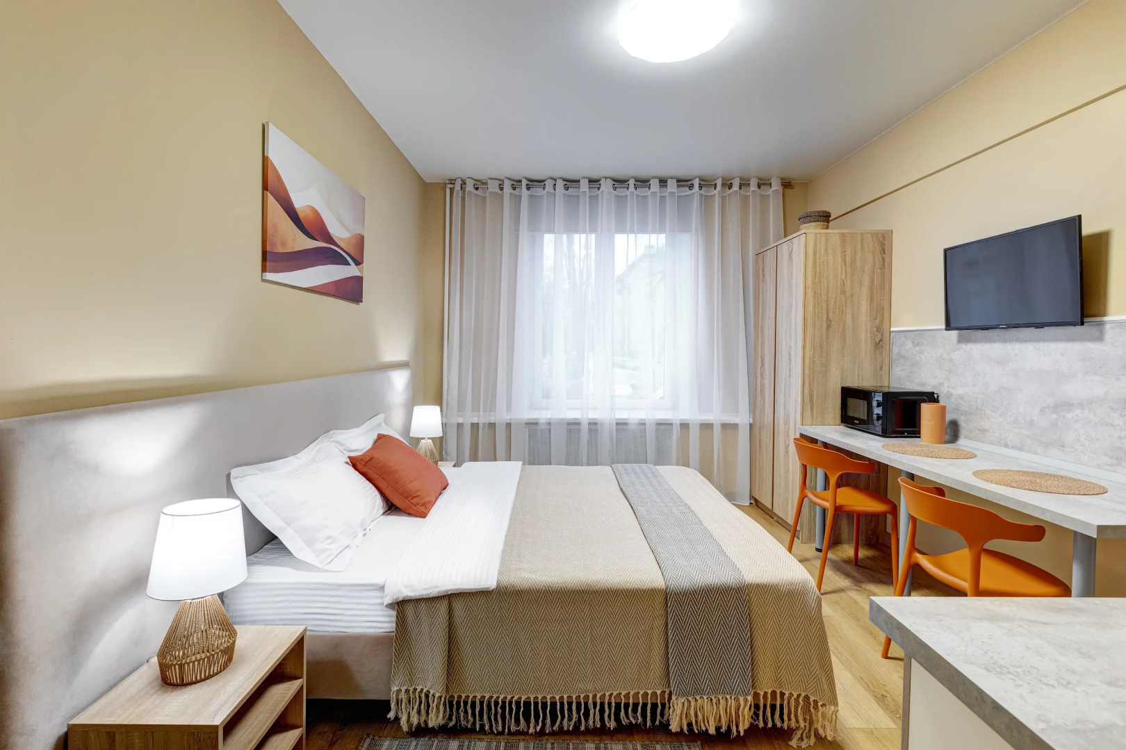 Апартаменты Улучшенная Студия Лотос Светлый Дом