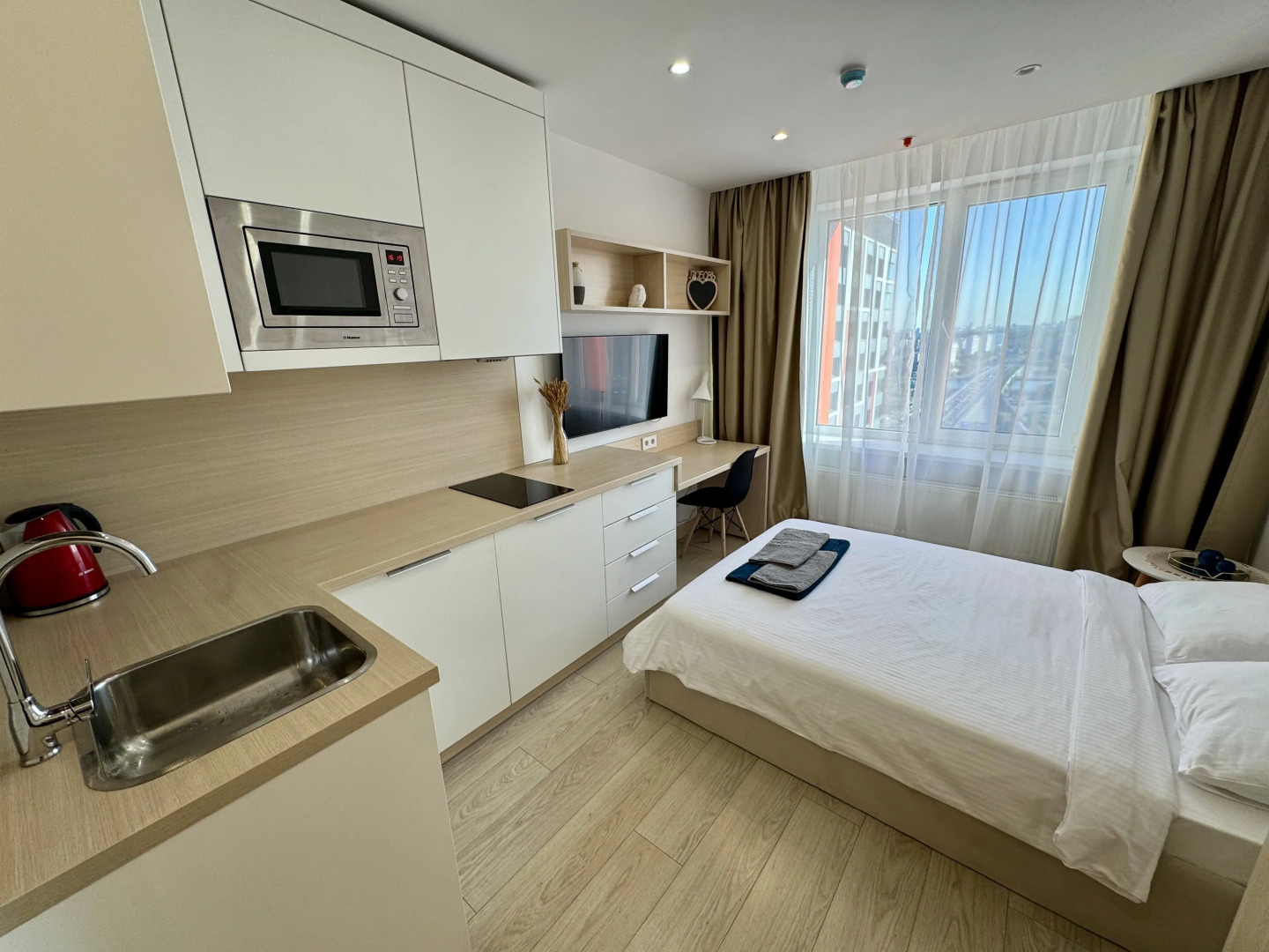 Квартира Уютная Студия с Красивым Видом