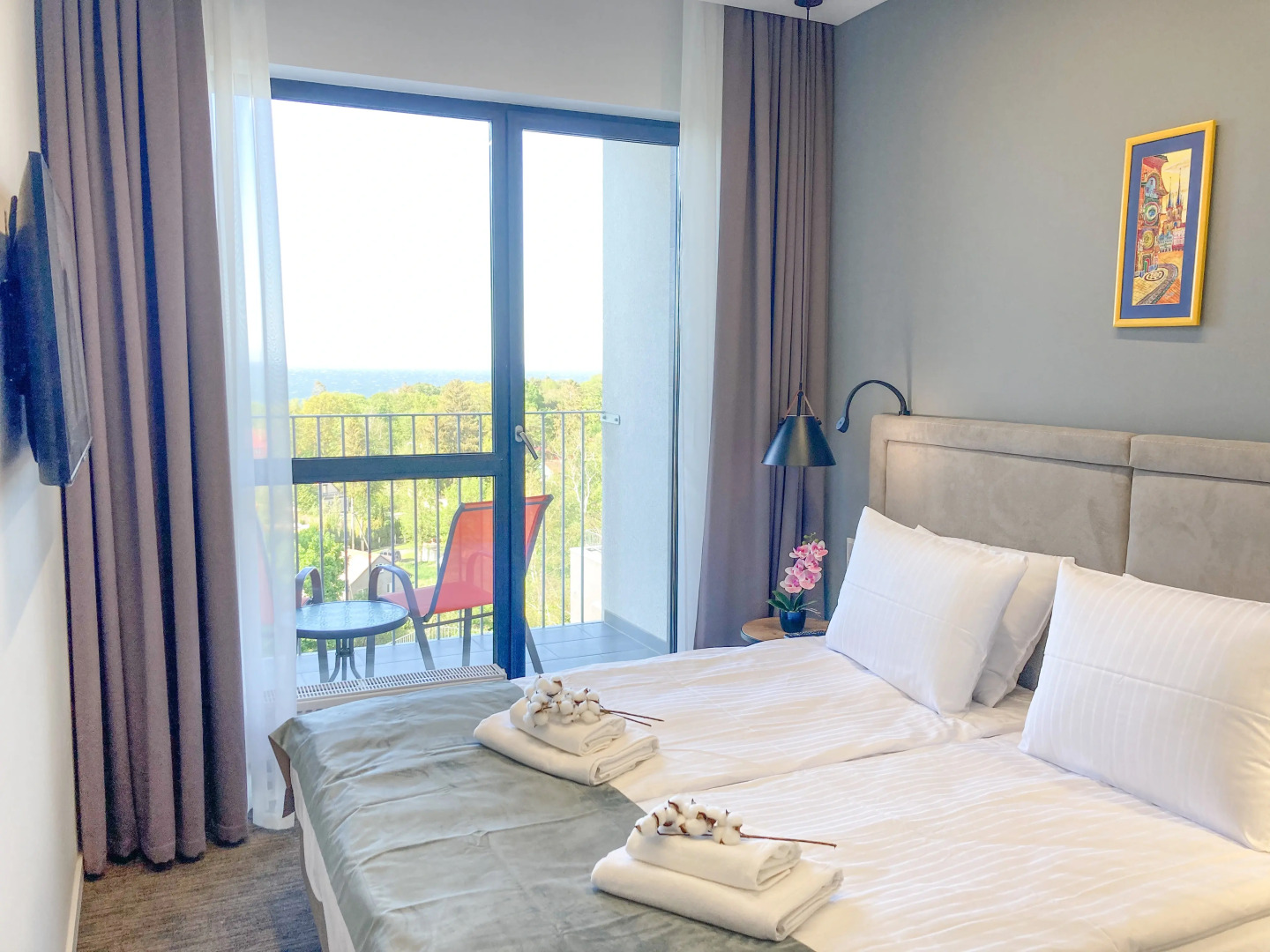 Апартаменты Sun City Apartments 10 с видом на море