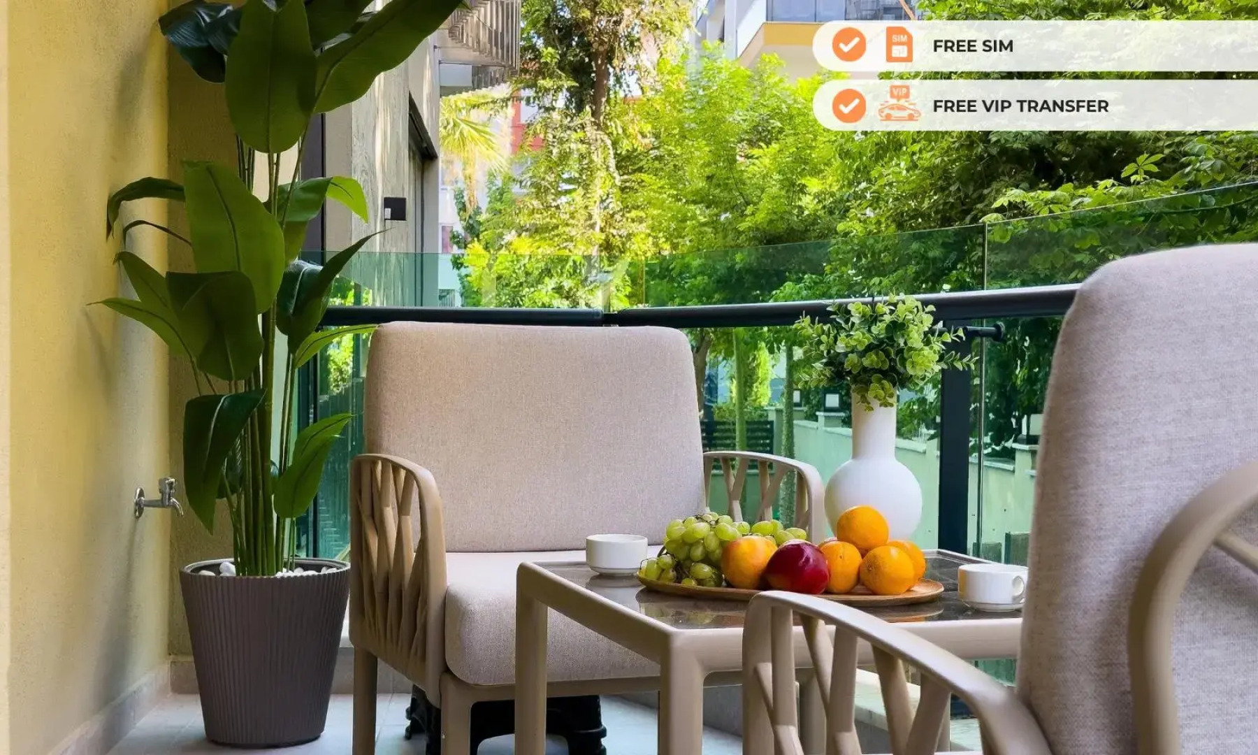 Апартаменты 1+1 Qoople Legend A7 в 100 метрах от моря