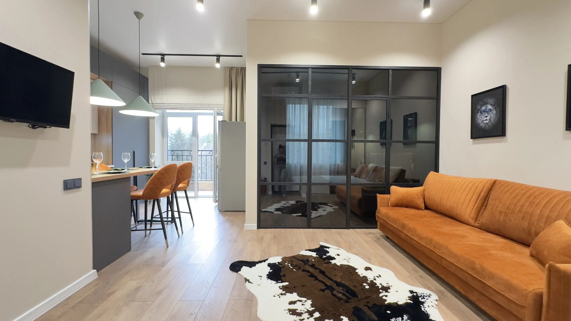 Апартаменты Однокомнатный апартамент люкс