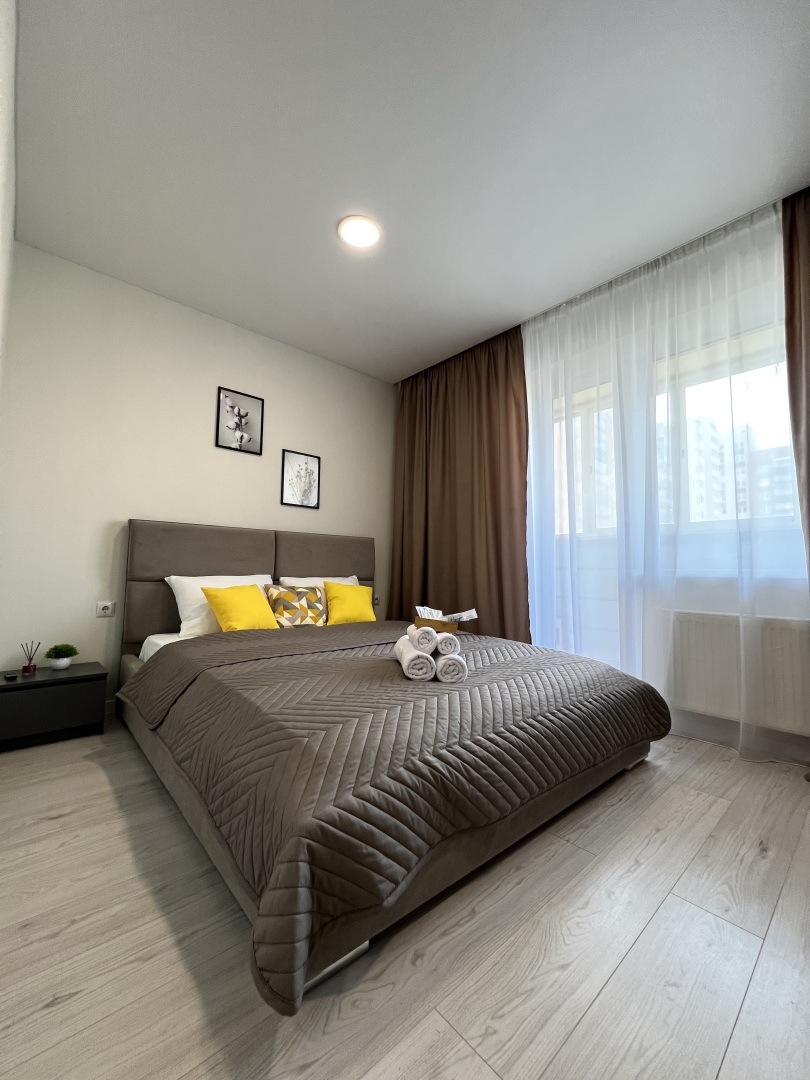 Квартира Студия с двуспальной кроватью