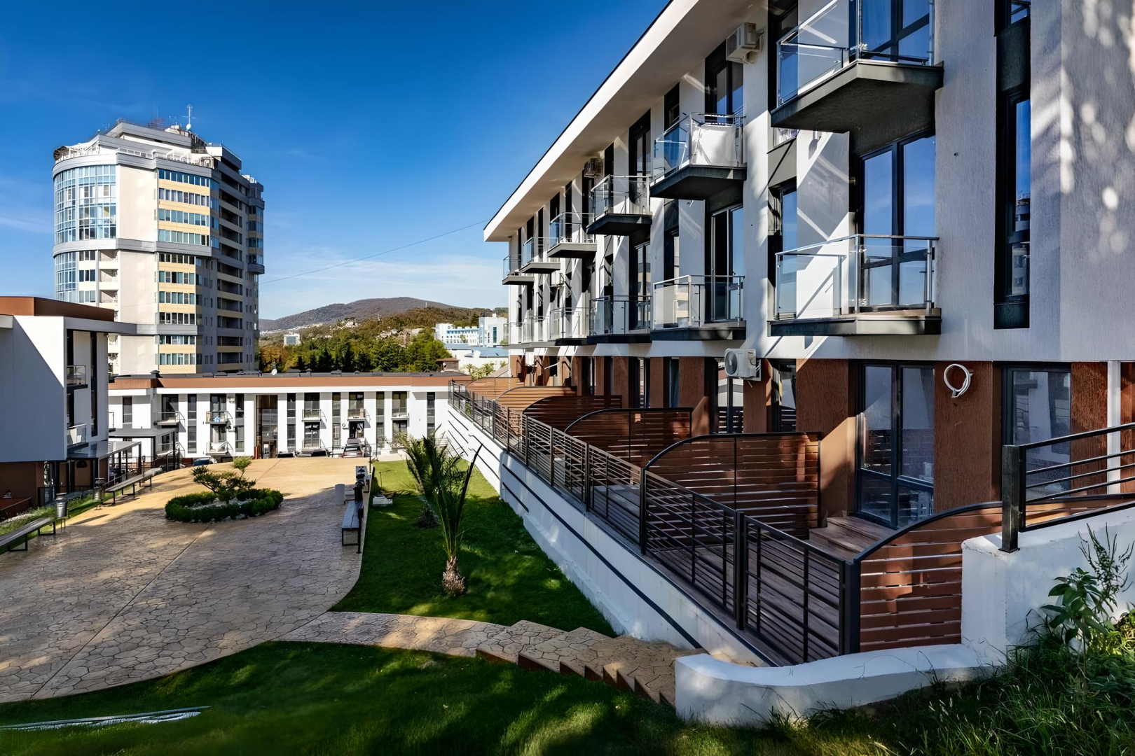 Апартаменты Casablanka Hit с большой террасой  с видом на море