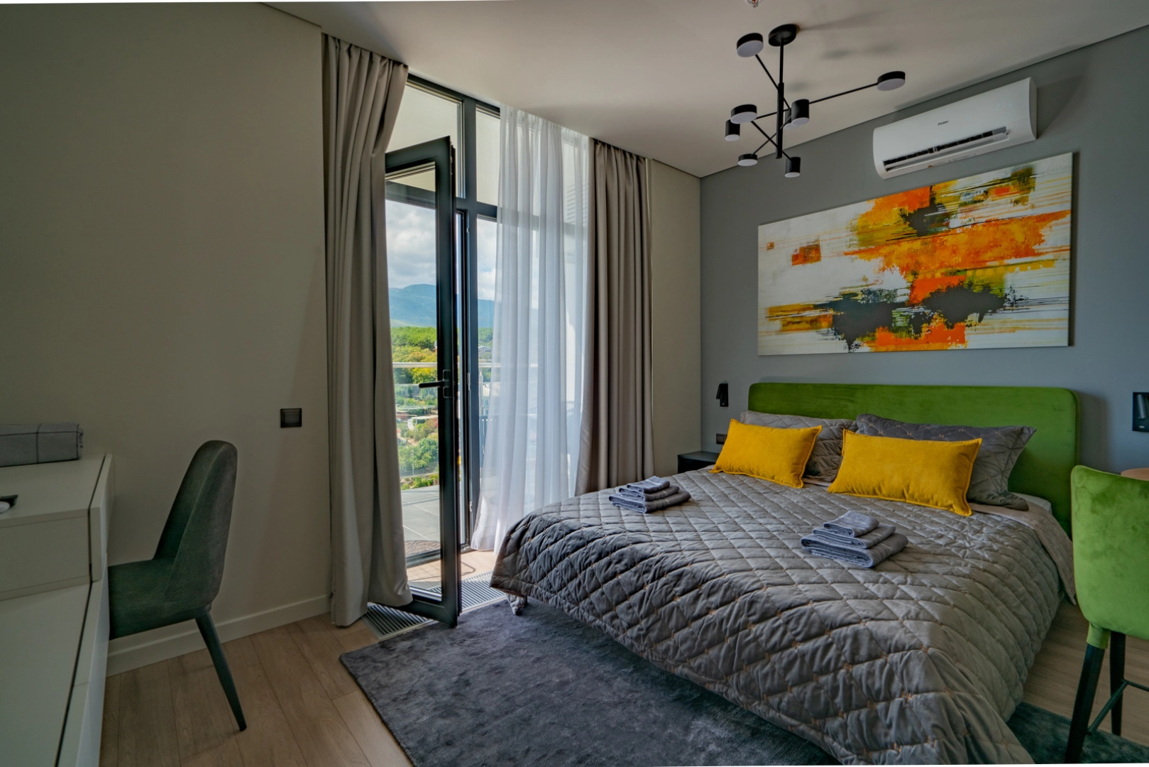 Апартаменты LS-Green с боковым видом на море