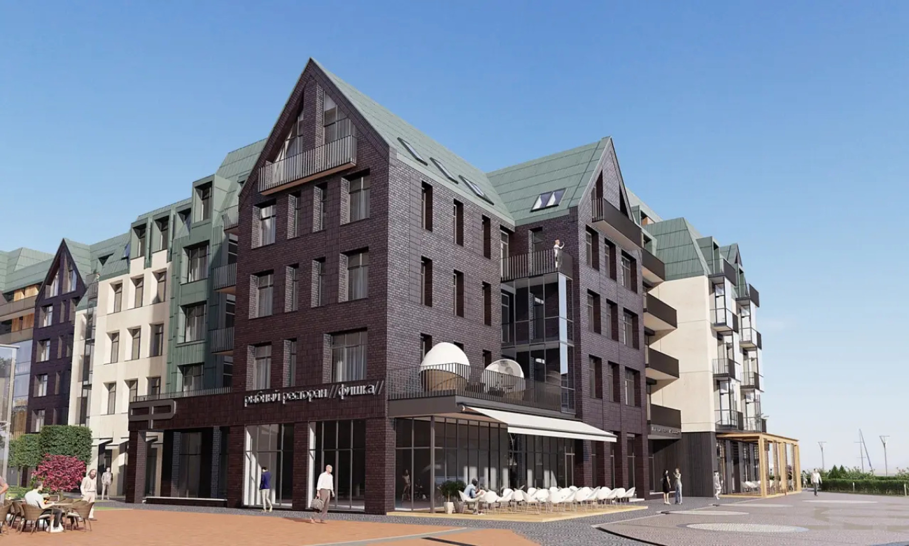 Апартаменты KenigDeluxe Рыбная Деревня 1