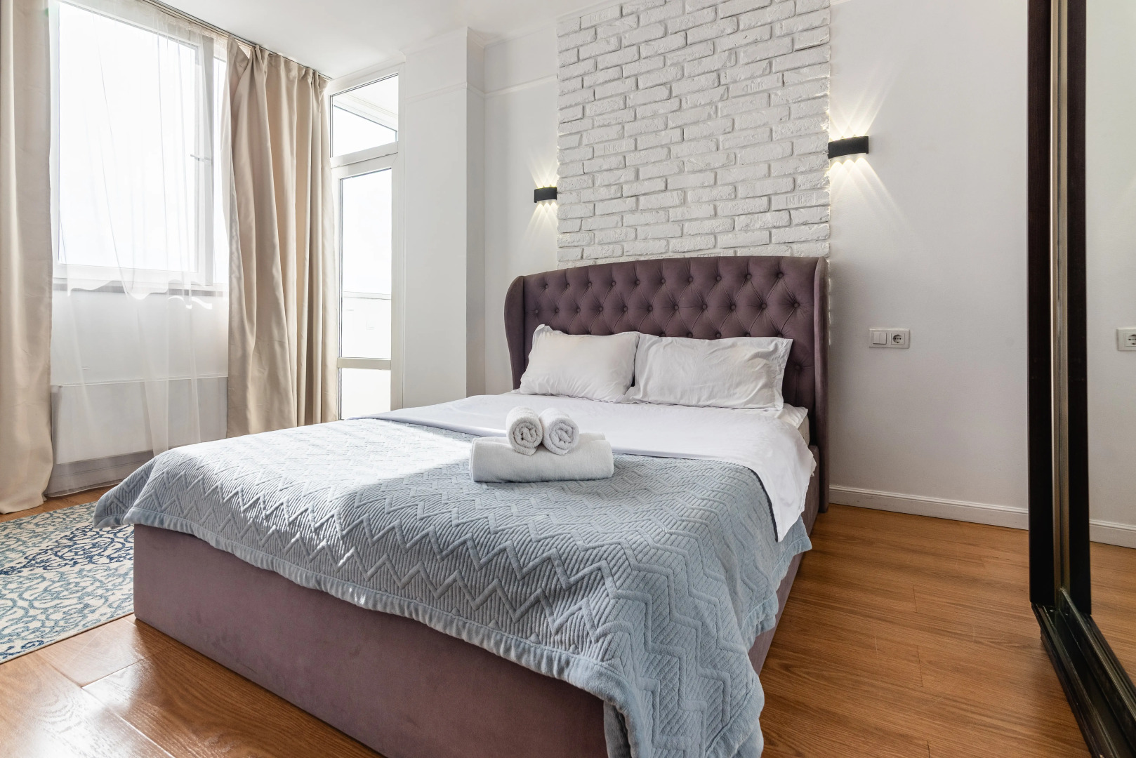 Апартаменты светлые в стиле софт-минимализм