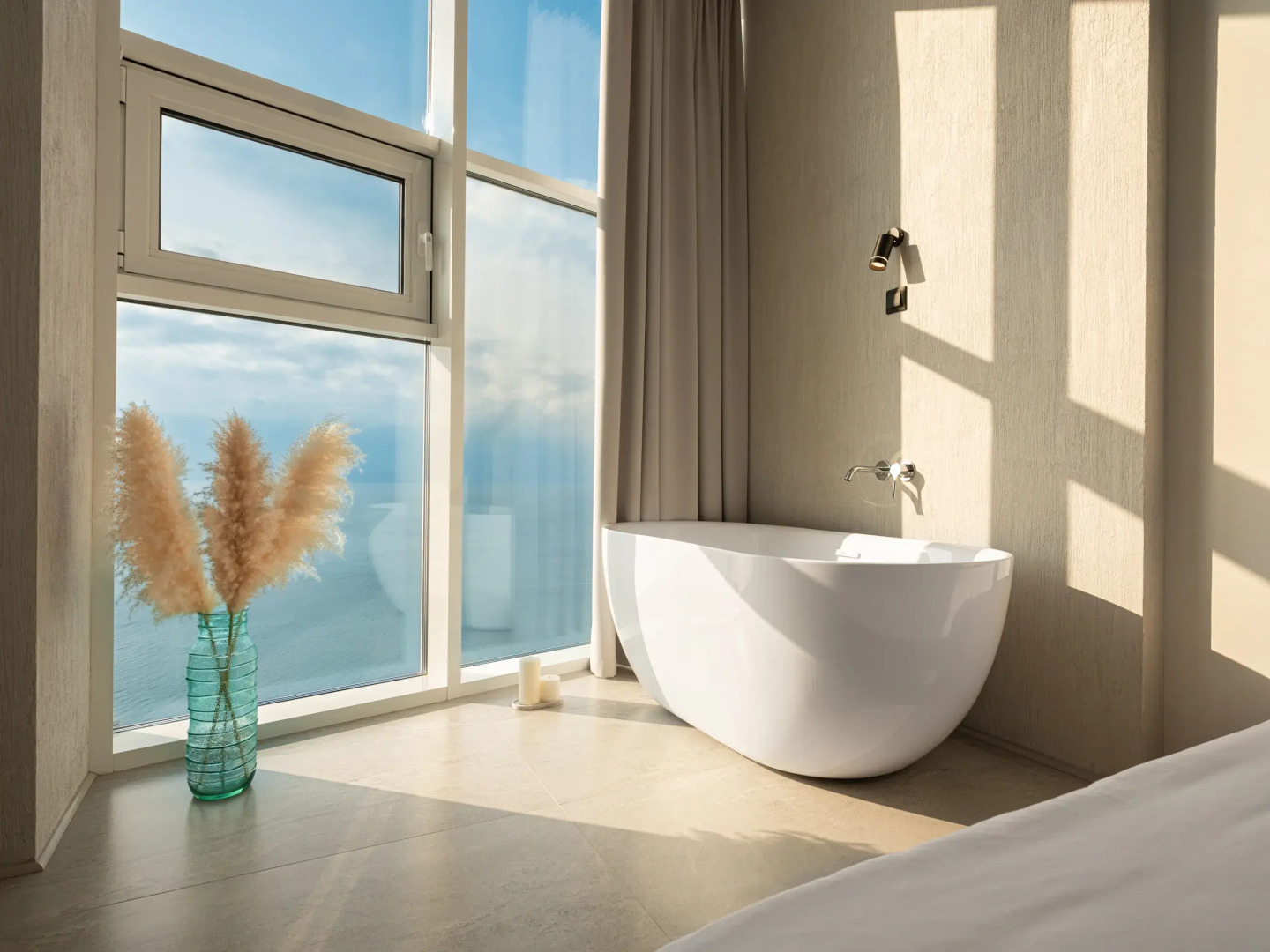 Апартаменты Двухкомнатный пентхаус с ванной и видом на море by Panorama Suites Group