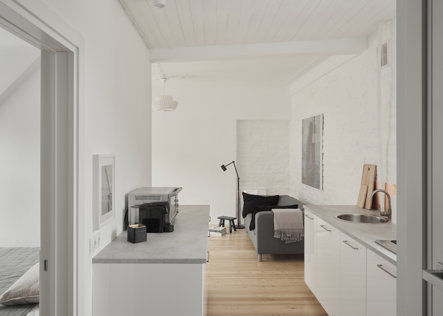 Апартаменты рядом с Таврическим садом и видом на петербургские крыши.