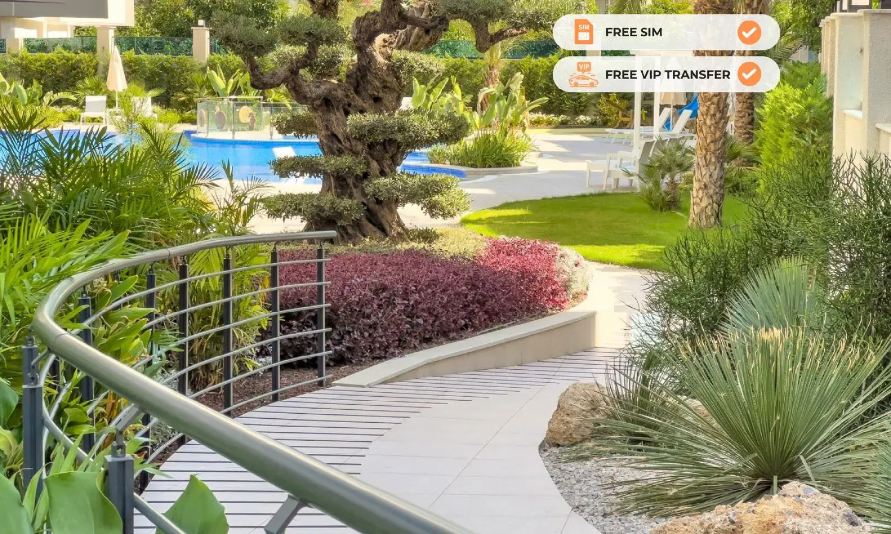 Апартаменты 1+1 Qoople Aria 32  в центре Алании