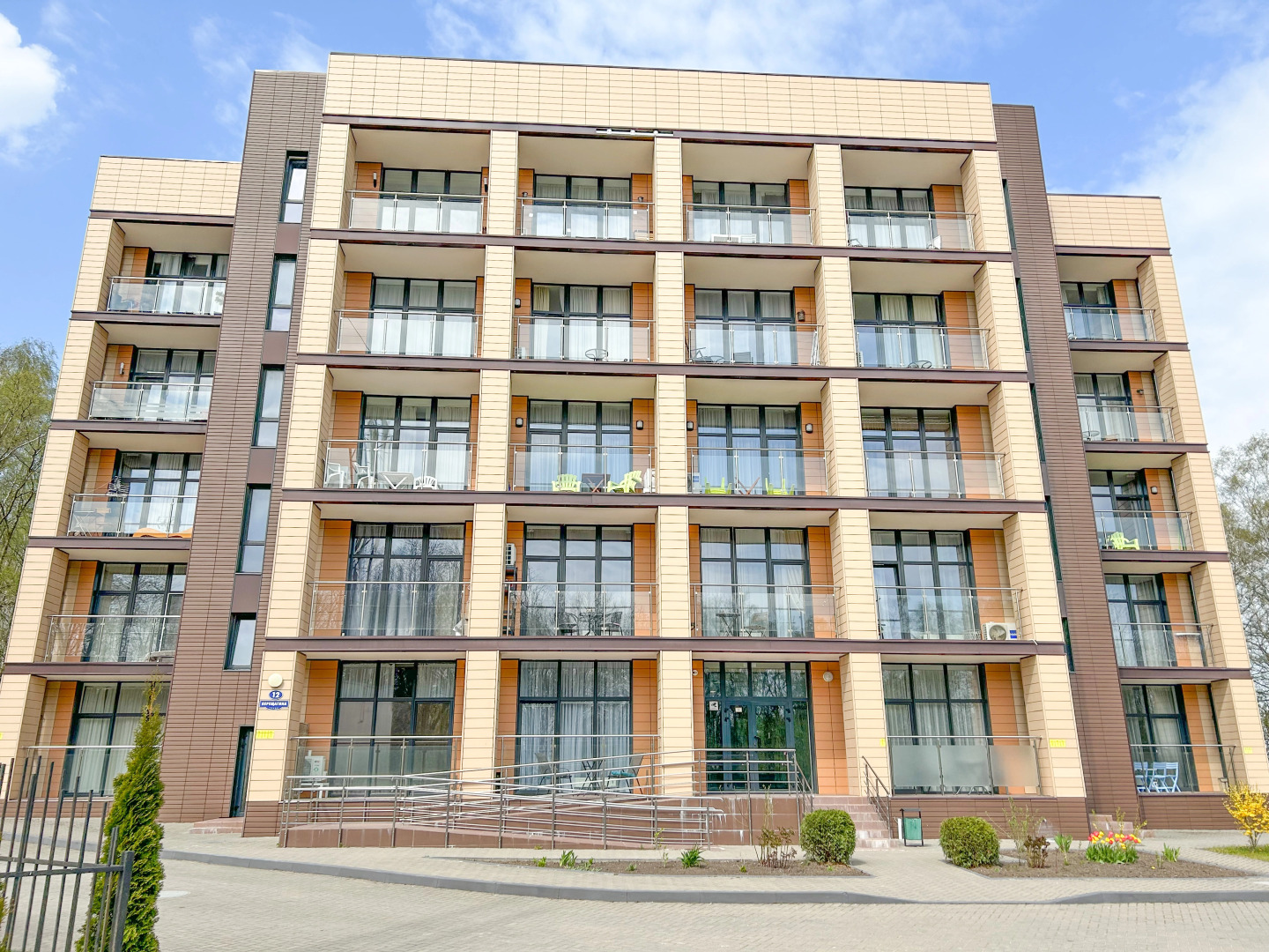 Апартаменты Sunny Svetlogorsk 13 с видом на море