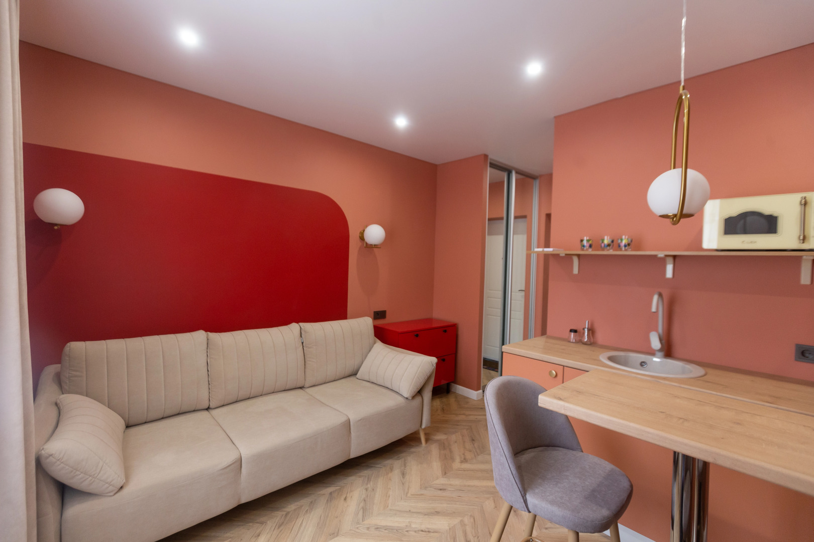 Апартаменты №2(красные)