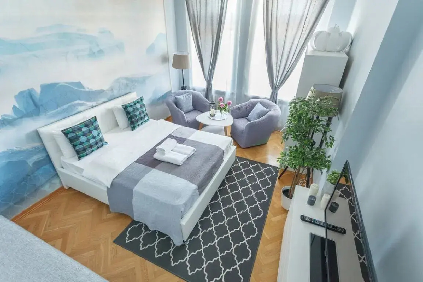 Апартаменты Стандарт с Видом на Москву-Сити