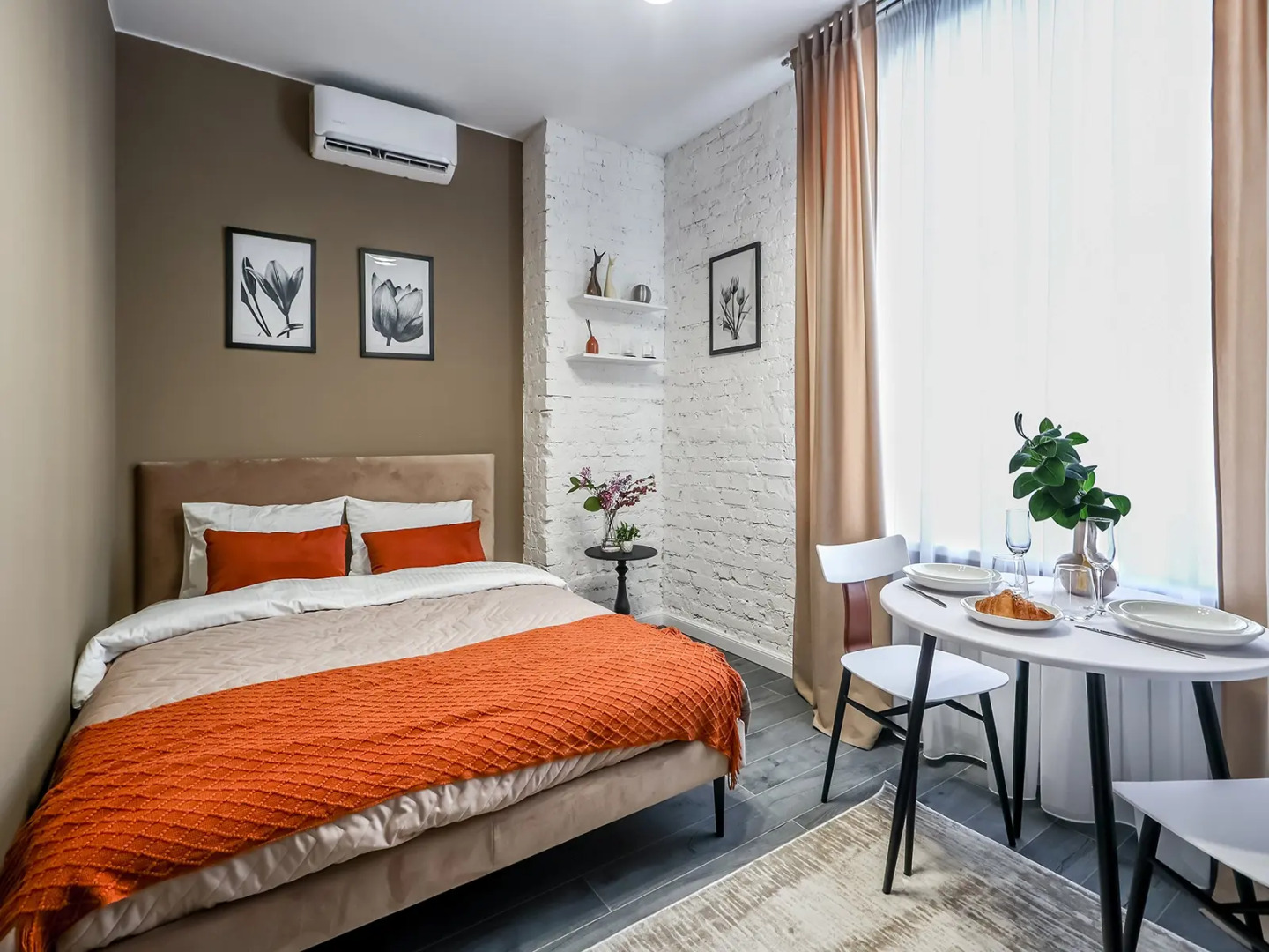 Квартира Двухместный дизайнерский люкс