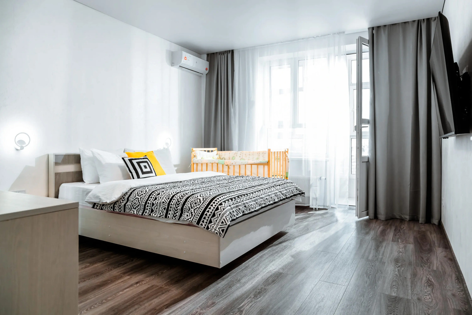 Квартира Просторная и светлая с видом на море