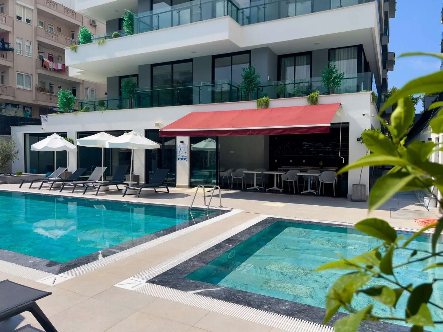 Апартаменты 1+1 Qoople Prive 11 рядом с морем