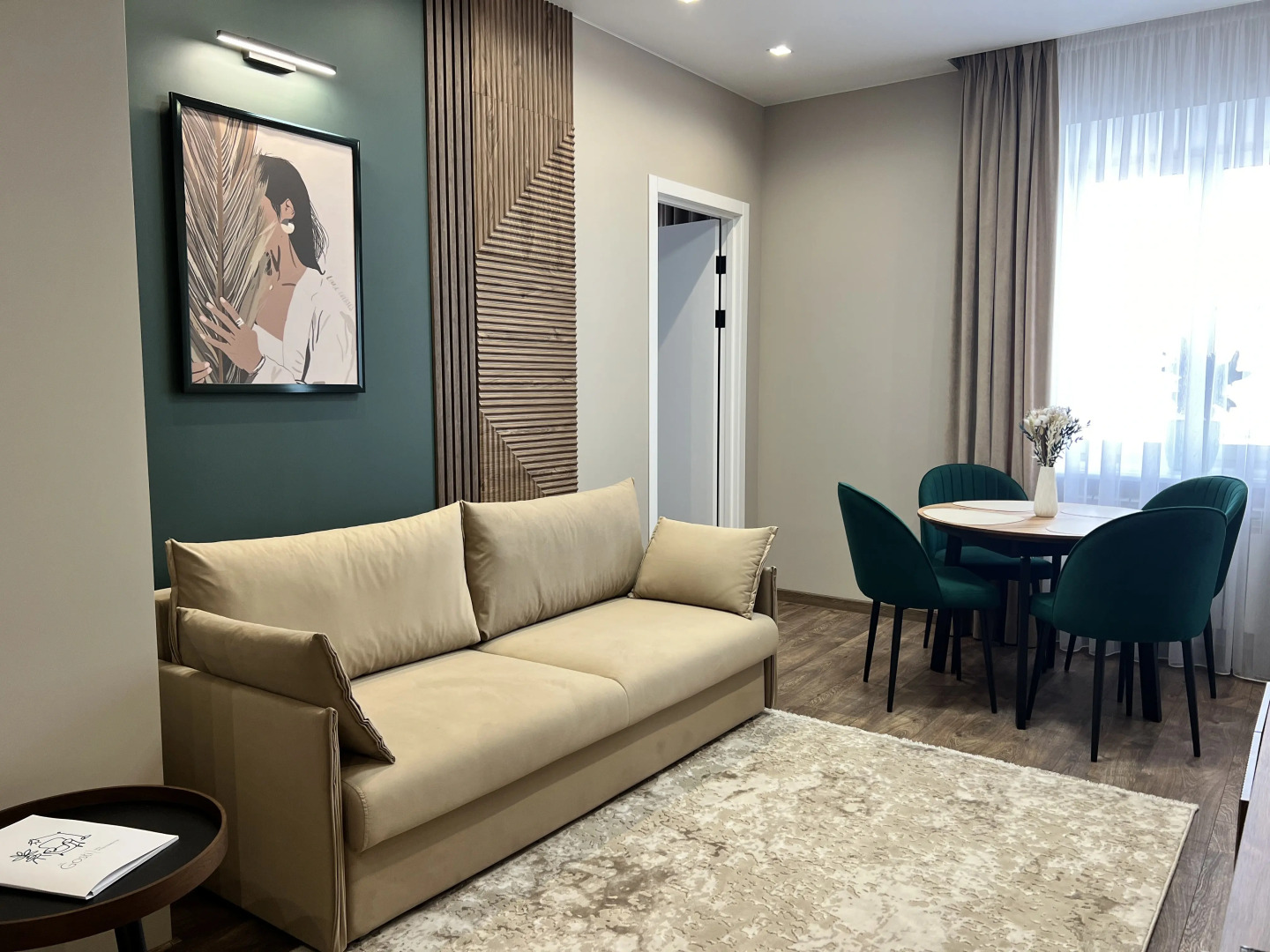 Квартира Трехкомнатная с двумя раздельными спальнями и большой кухней-гостиной